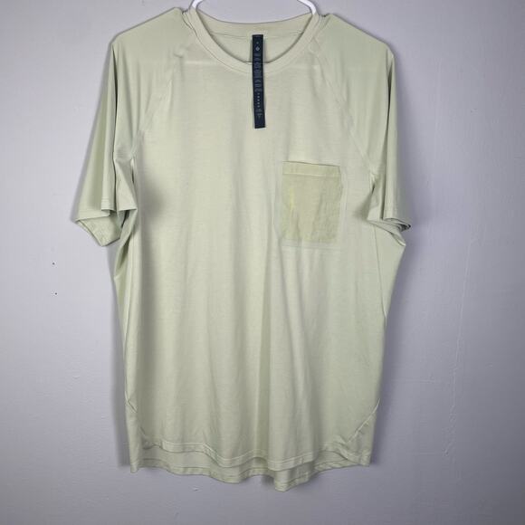Men’s Lululemon M Ventilated Hiking Short Sleeve Shirt DEWY Tee T shirt - Picture 1 of 3
